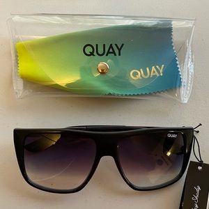 NWT quay australia incognito sunglasses black fade
